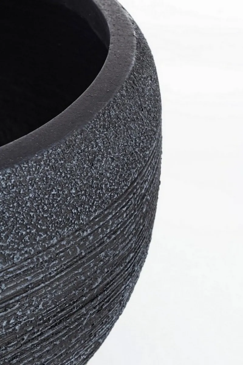 New Bizzotto SET2 VASO GRAFFITI CIOTOLA NERO