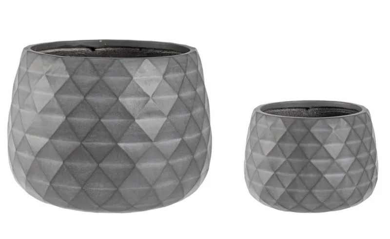 Online Bizzotto SET2 VASO PYRAMID CIOTOLA ANTRACITE