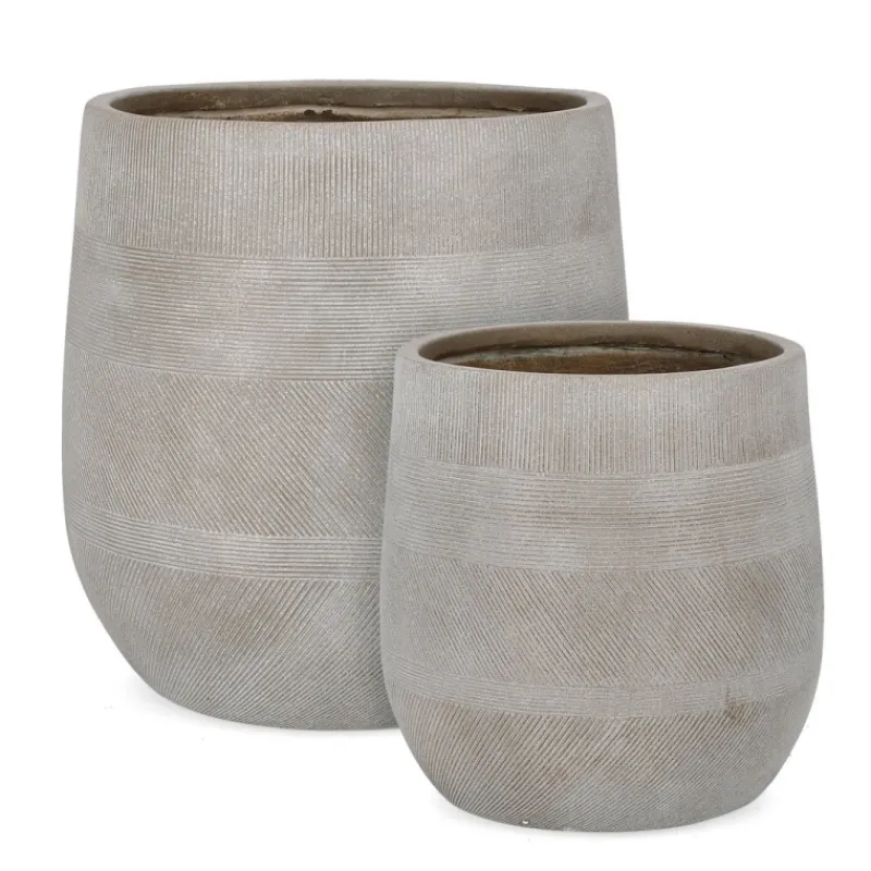 Hot Bizzotto SET2 VASO RIGO BOMB BEIGE ALTO