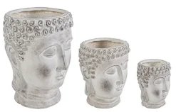 Best Bizzotto SET3 VASO TESTA BUDDHA