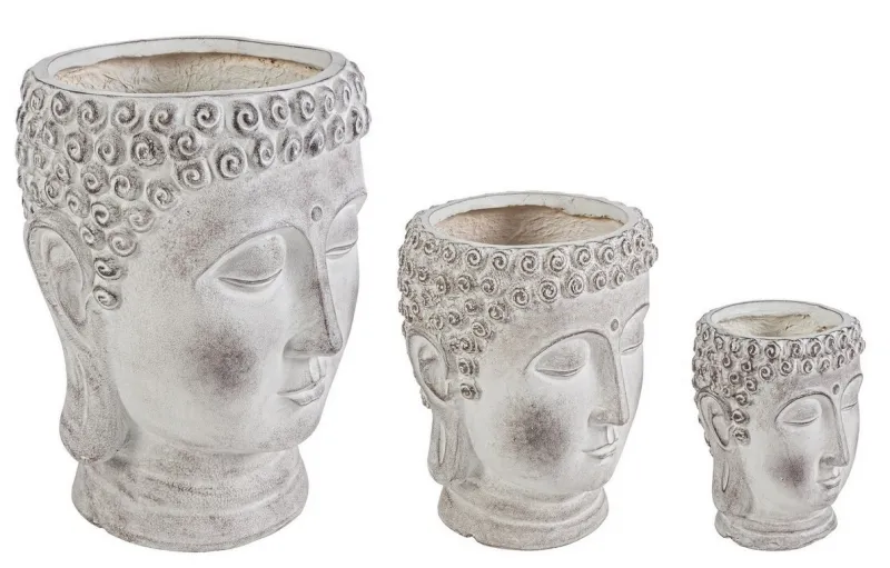 Best Bizzotto SET3 VASO TESTA BUDDHA