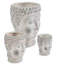 Best Bizzotto SET3 VASO TESTA BUDDHA