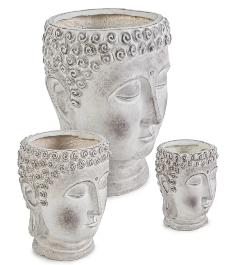 Best Bizzotto SET3 VASO TESTA BUDDHA