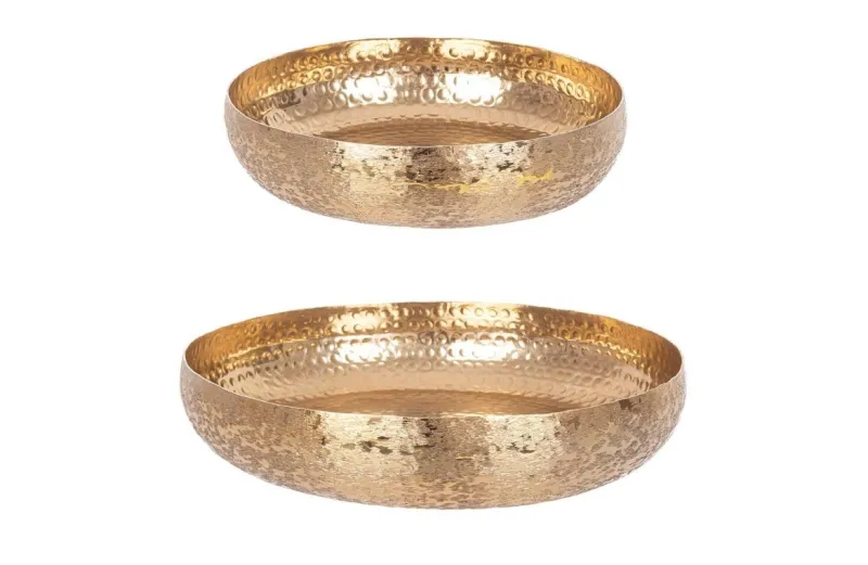 Outlet Bizzotto SET2 VASSOIO VARANASI TO ORO