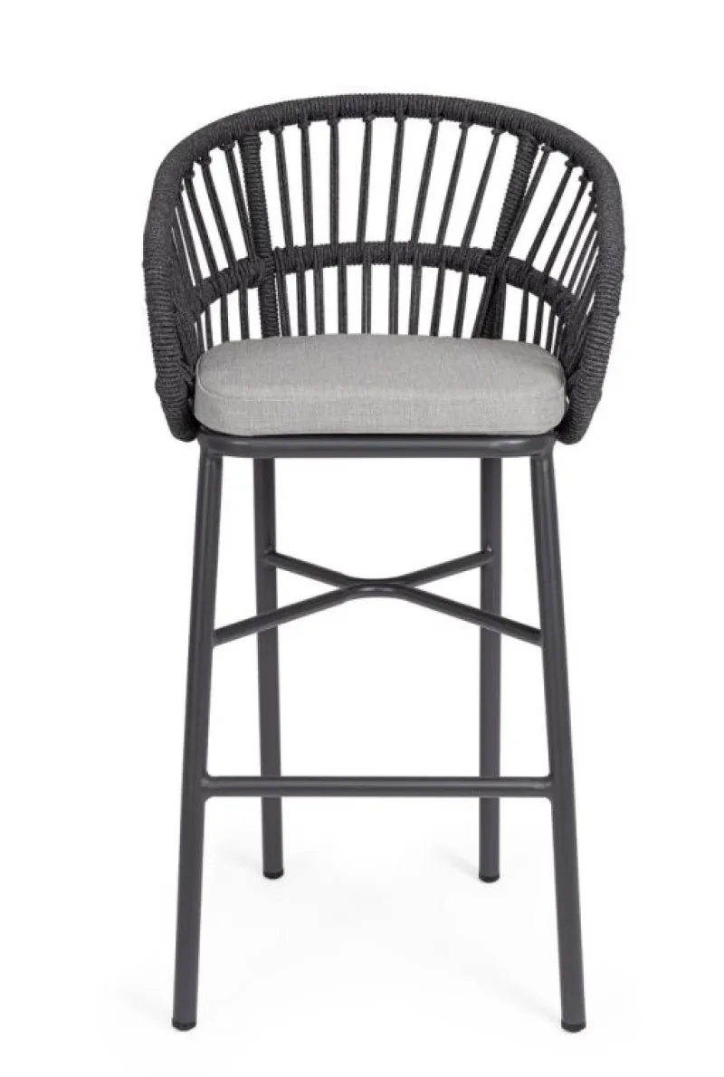 Best Bizzotto SGABELLO BAR C-C ODIVELAS ANTRACITE