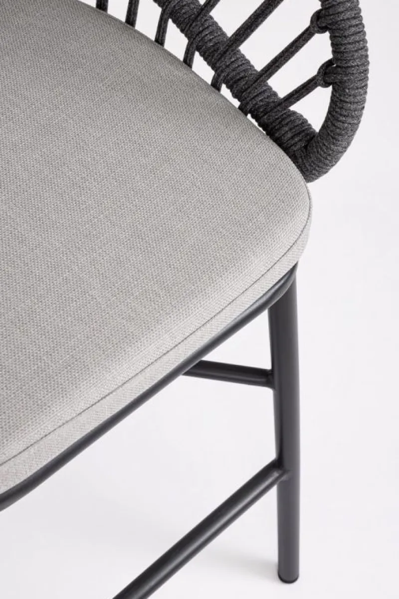 Best Bizzotto SGABELLO BAR C-C ODIVELAS ANTRACITE