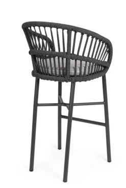 Best Bizzotto SGABELLO BAR C-C ODIVELAS ANTRACITE