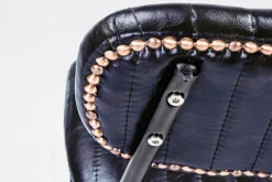 Clearance Bizzotto SGABELLO BAR IN ECOPELLE BLU - DEBBIE