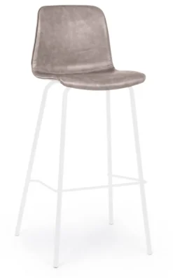 Hot Bizzotto SGABELLO BAR IN ECOPELLE BIANCO - KYRA