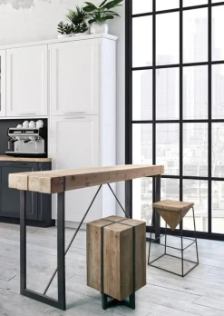 Clearance Bizzotto SGABELLO BAR IN LEGNO - GARRETT