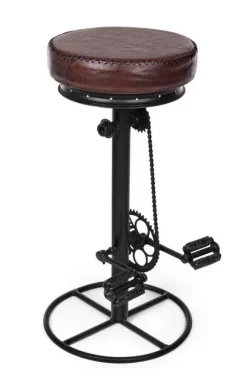 Discount Bizzotto SGABELLO BAR IN PELLE - CYCLE
