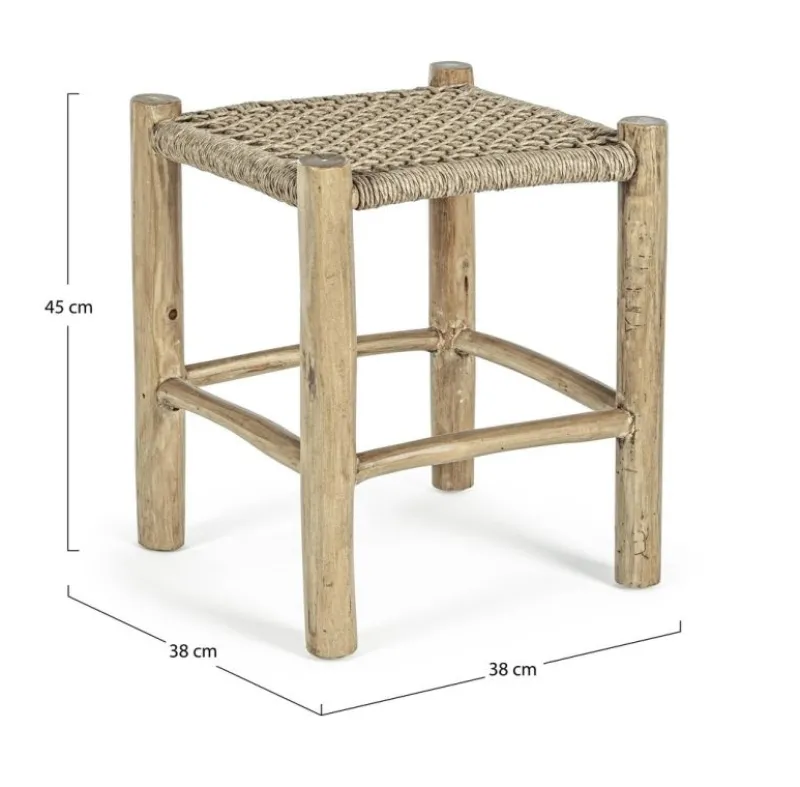 Online Bizzotto SGABELLO IN FIBRA SINTETICA - LAMPOK