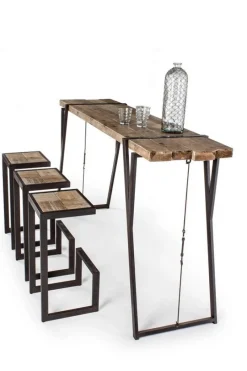 Bizzotto SGABELLO IN METALLO H70 - BLOCKS