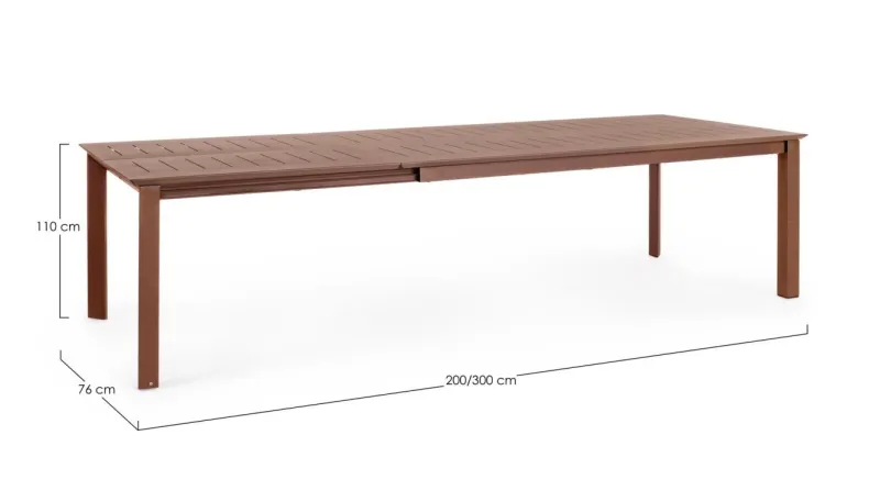 Outlet Bizzotto TAVOL.ALL.KONNOR 200-300X110 BARN