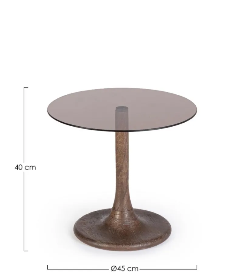 Clearance Bizzotto TAVOLINO D45 MARRONE - ABERDEEN