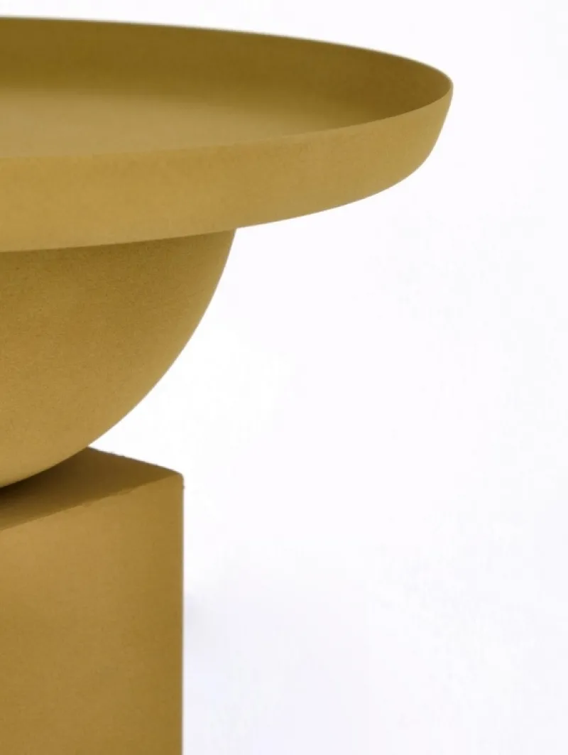 Discount Bizzotto TAVOLINO IN ACCIAIO SENAPE - ALKA