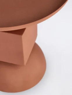 Best Bizzotto TAVOLINO IN ACCIAIO TERRACOTTA - ALKA
