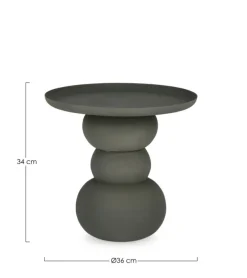 Sale Bizzotto TAVOLINO IN ACCIAIO VERDE - ALPA