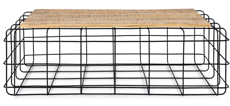 Bizzotto TAVOLINO IN ACCIAIO 110X65 - TRELLIS