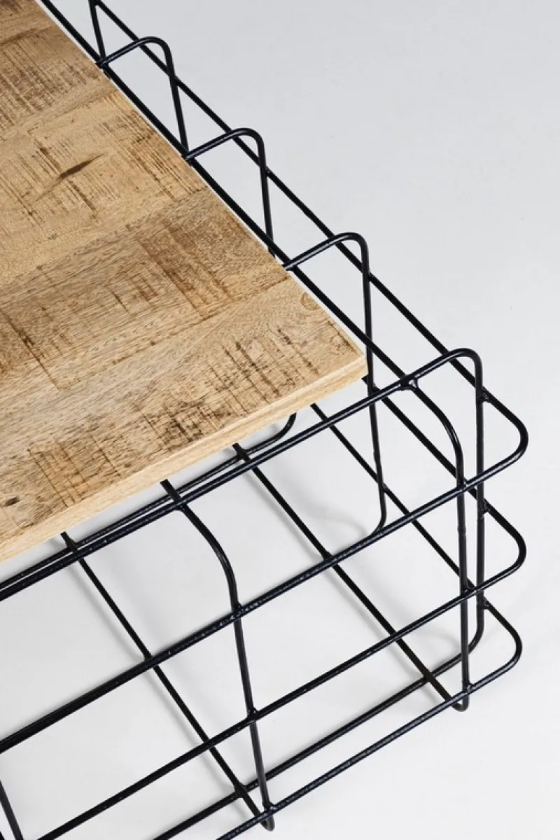 Bizzotto TAVOLINO IN ACCIAIO 110X65 - TRELLIS