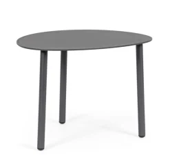 Clearance Bizzotto TAVOLINO IN ALLUMINIO ANTRACITE QS22 - SPARKY