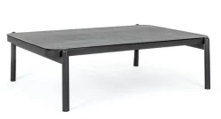 Best Bizzotto TAVOLINO IN ALLUMINIO ANTRACITE WG21 - FLORENCIA