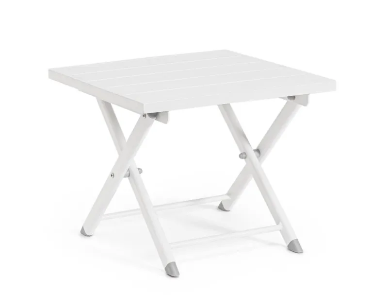 Sale Bizzotto TAVOLINO IN ALLUMINIO BIANCO - TAYLOR