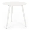 Clearance Bizzotto TAVOLINO IN ALLUMINIO D50 BIANCO YK11 - RIDLEY