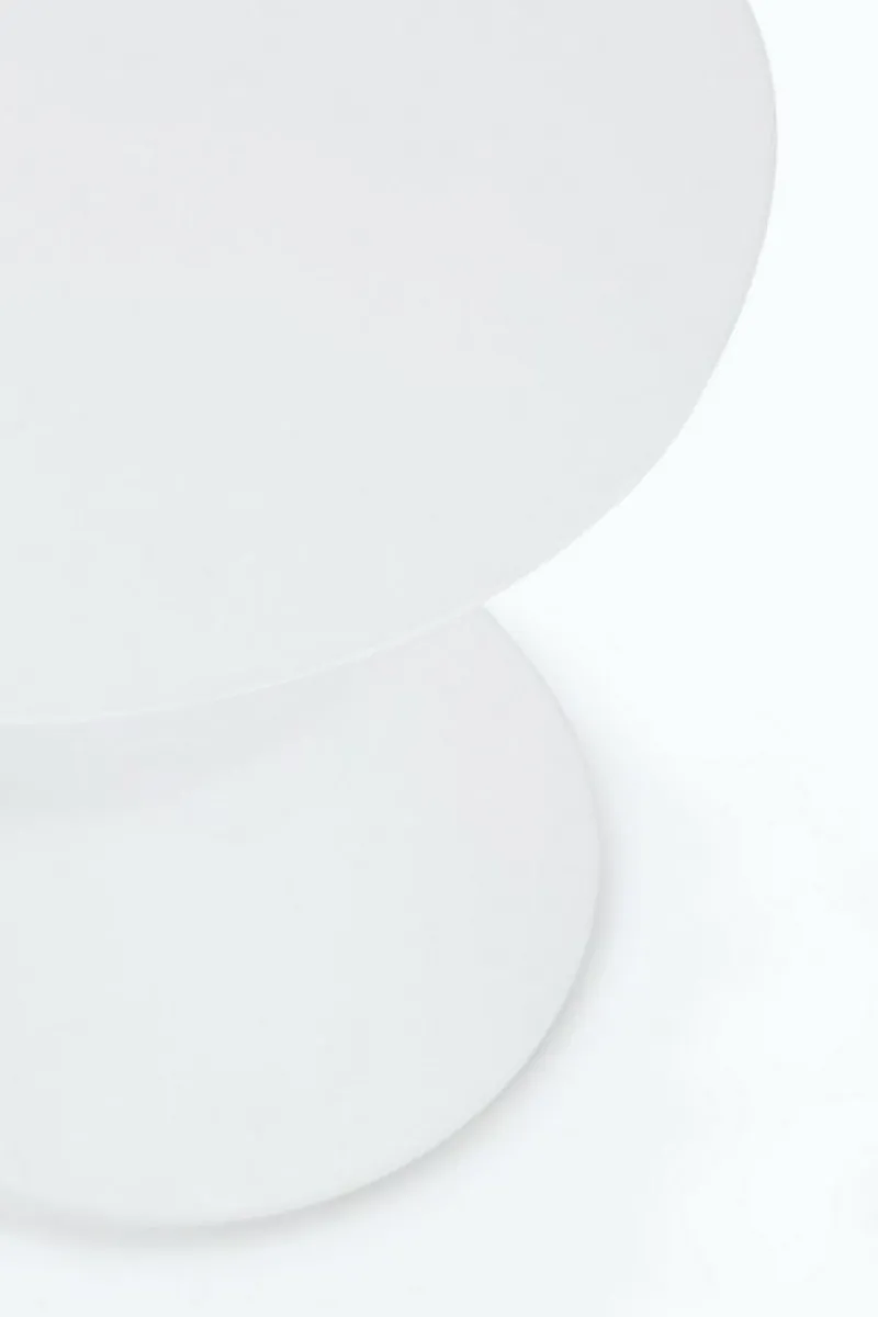 Best Bizzotto TAVOLINO IN ALLUMINIO D50 BIANCO XK04- ALOHA