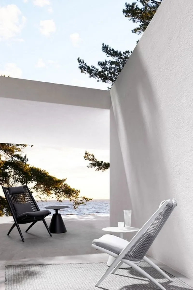 Best Bizzotto TAVOLINO IN ALLUMINIO D50 BIANCO XK04- ALOHA