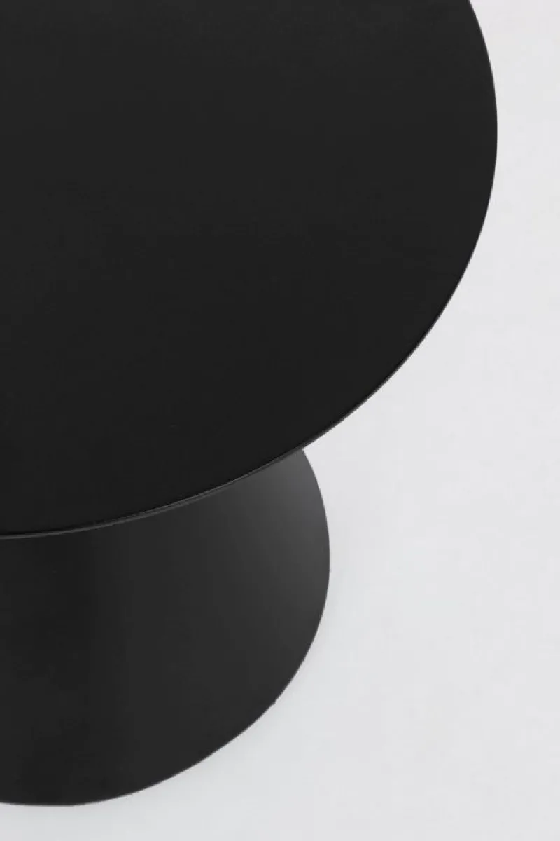 New Bizzotto TAVOLINO IN ALLUMINIO D50 NERO XK0Y - ALOHA