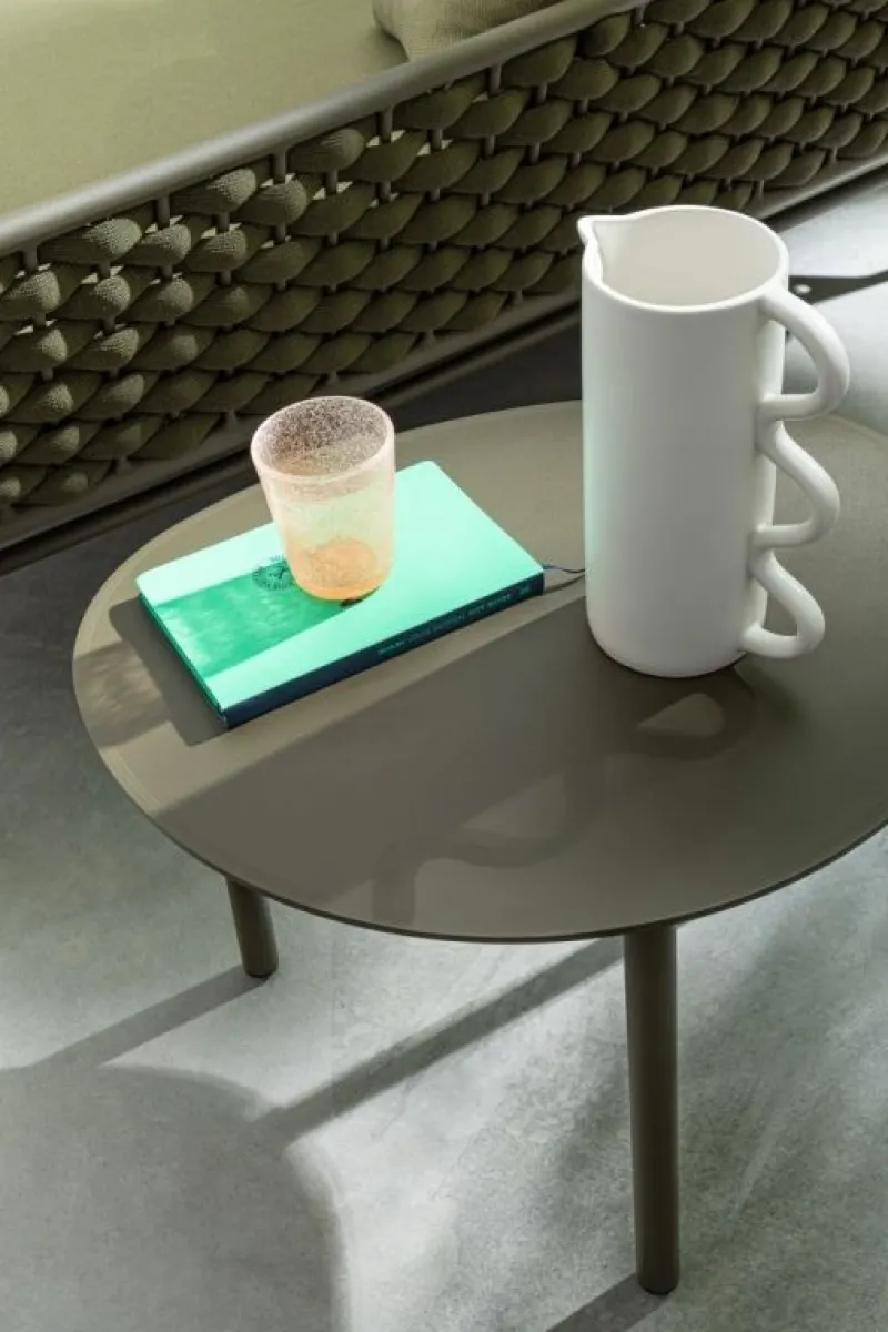 Outlet Bizzotto TAVOLINO IN ALLUMINIO OLIV QS24 - SPARKY