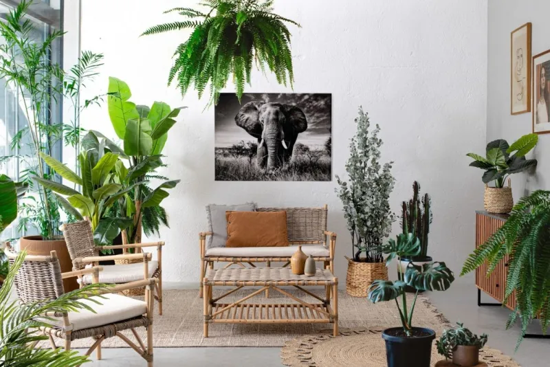 Discount Bizzotto TAVOLINO IN FIBRE NATURALI - TARIFA