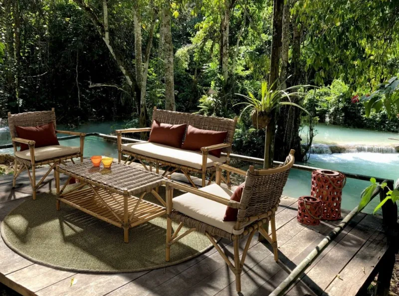 Discount Bizzotto TAVOLINO IN FIBRE NATURALI - TARIFA