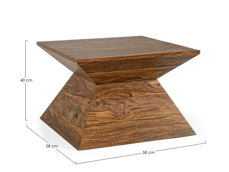 Clearance Bizzotto TAVOLINO IN LEGNO - EGYPT PYRAMID