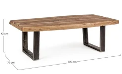 Outlet Bizzotto TAVOLINO IN LEGNO - ELMER