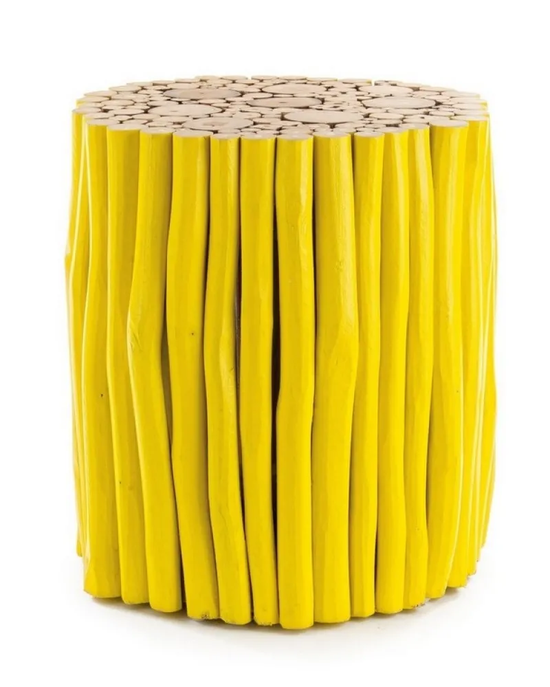 Discount Bizzotto TAVOLINO IN LEGNO GIALLO- GUADALUPE