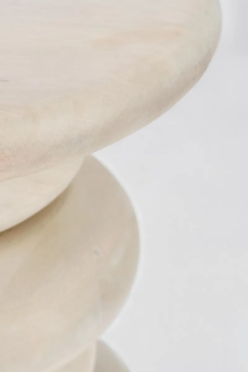 Outlet Bizzotto TAVOLINO IN LEGNO NATURALE - LOPEZ