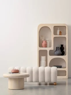 Discount Bizzotto TAVOLINO IN LEGNO NATURALE D60 - LOPEZ