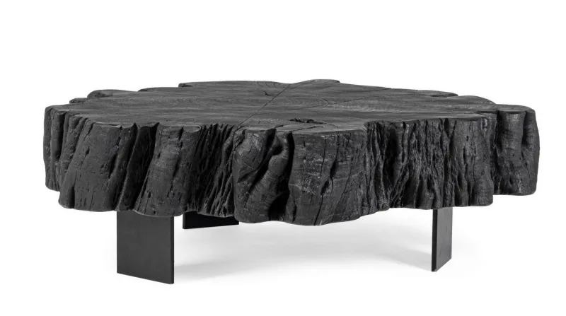 Clearance Bizzotto TAVOLINO IN LEGNO NERO - KEVAL