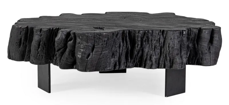 Clearance Bizzotto TAVOLINO IN LEGNO NERO - KEVAL