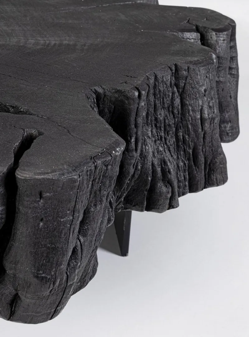 Clearance Bizzotto TAVOLINO IN LEGNO NERO - KEVAL