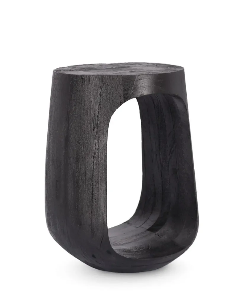 Clearance Bizzotto TAVOLINO IN LEGNO NERO - LOPEZ