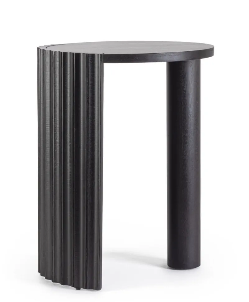 Discount Bizzotto TAVOLINO IN LEGNO NERO D50 - ORISSA