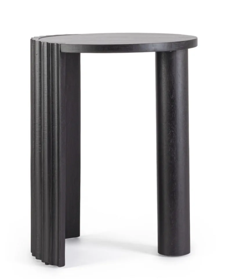 Discount Bizzotto TAVOLINO IN LEGNO NERO D50 - ORISSA