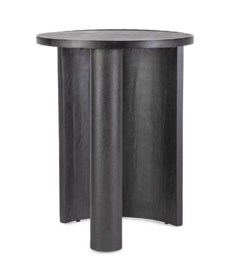 Discount Bizzotto TAVOLINO IN LEGNO NERO D50 - ORISSA