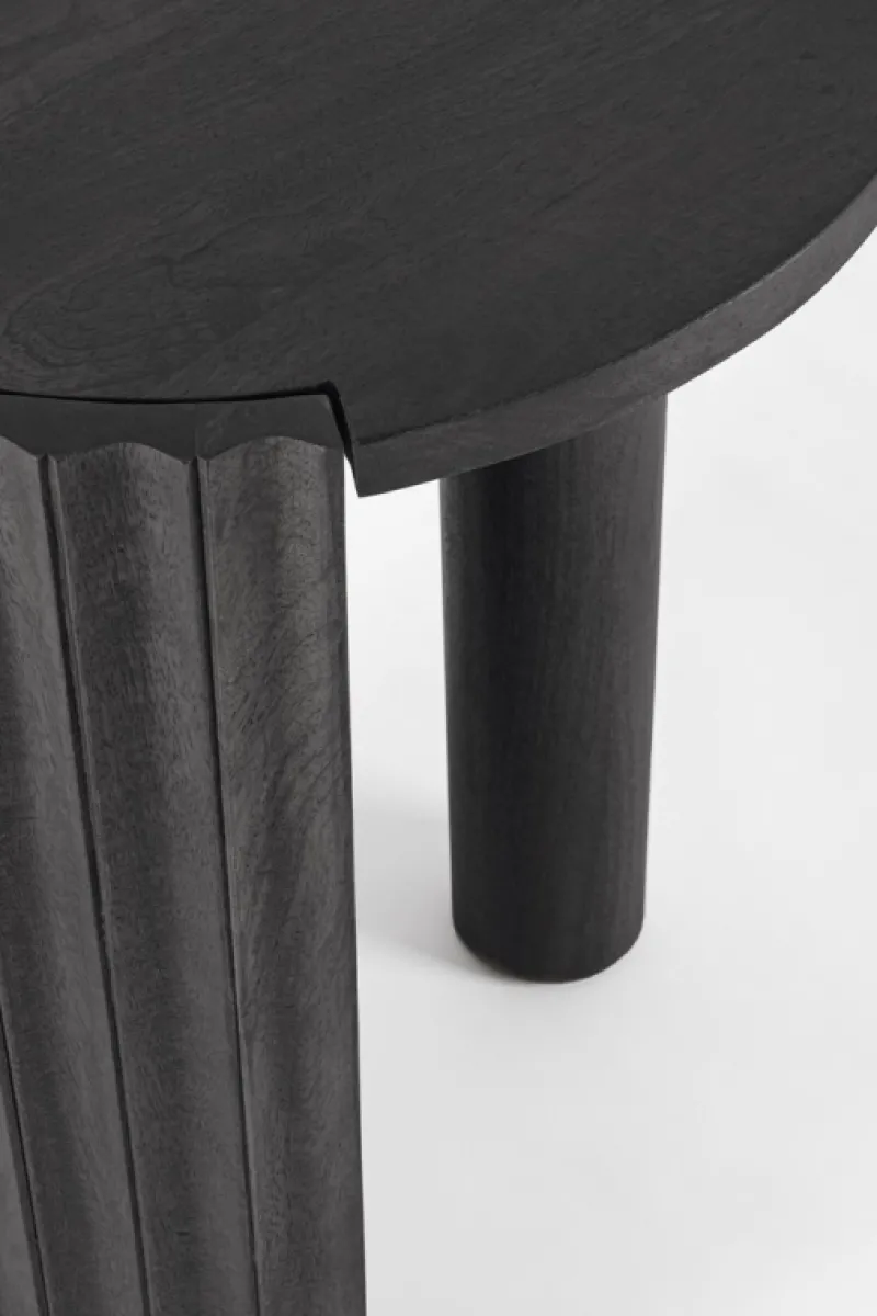 Discount Bizzotto TAVOLINO IN LEGNO NERO D50 - ORISSA