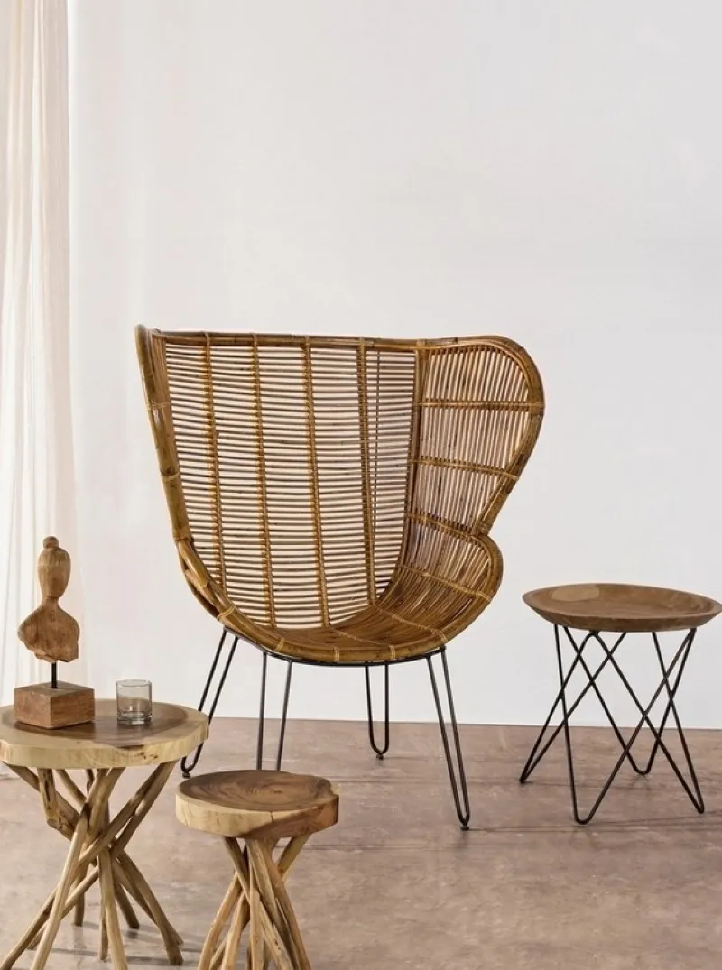 Clearance Bizzotto TAVOLINO IN LEGNO 56X56 - SOLIDAD