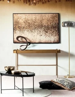 Sale Bizzotto TAVOLINO IN METALLO NERO - RASHIDA