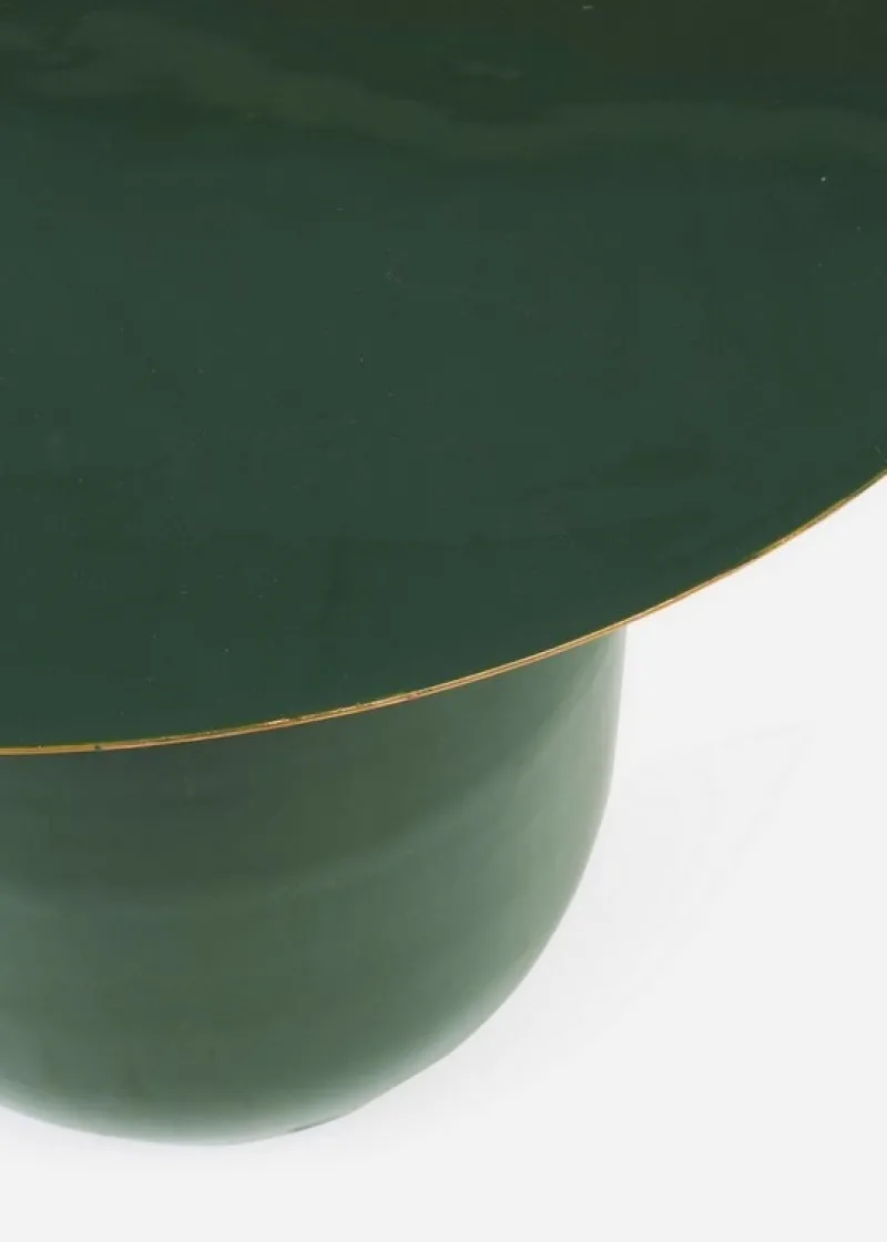 Outlet Bizzotto TAVOLINO IN METALLO VERDONE D50 - NALIMA